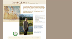 Desktop Screenshot of davidlewisattorney.com